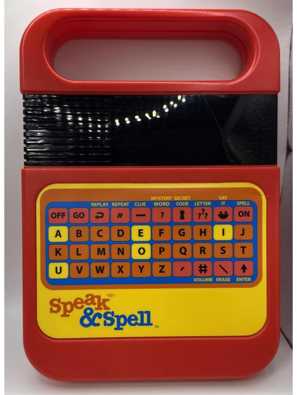 Vintage Original 1980 TI Texas Instruments Speak and Spell Red Learning Toy
